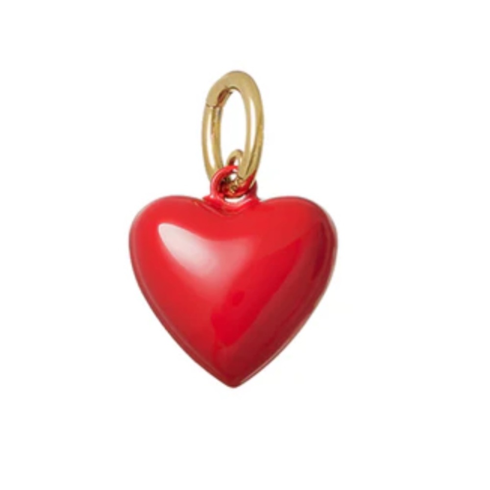Roxanne Assoulin The Mini Puffy Heart Charm - Red